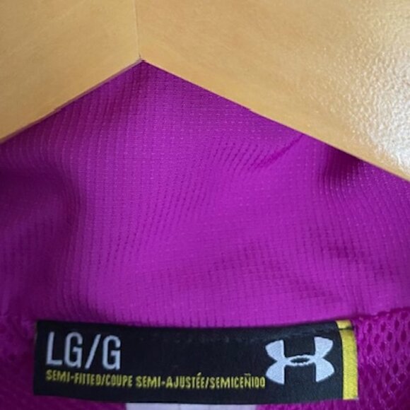 Under Armour Fuchsia Lightweight Jacket Large - Picture 2 of 4
